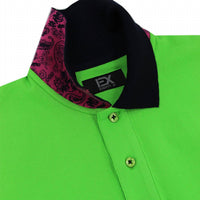 Eight X - Double Sided Paisley Print Collar Polo
