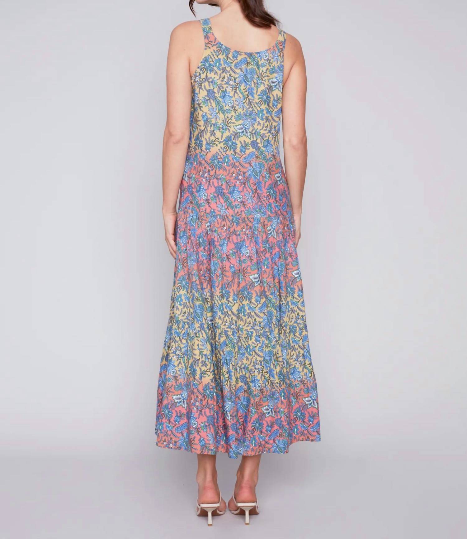 CHARLIE B Floral Maxi Dress in glory - women's dress - alternate view