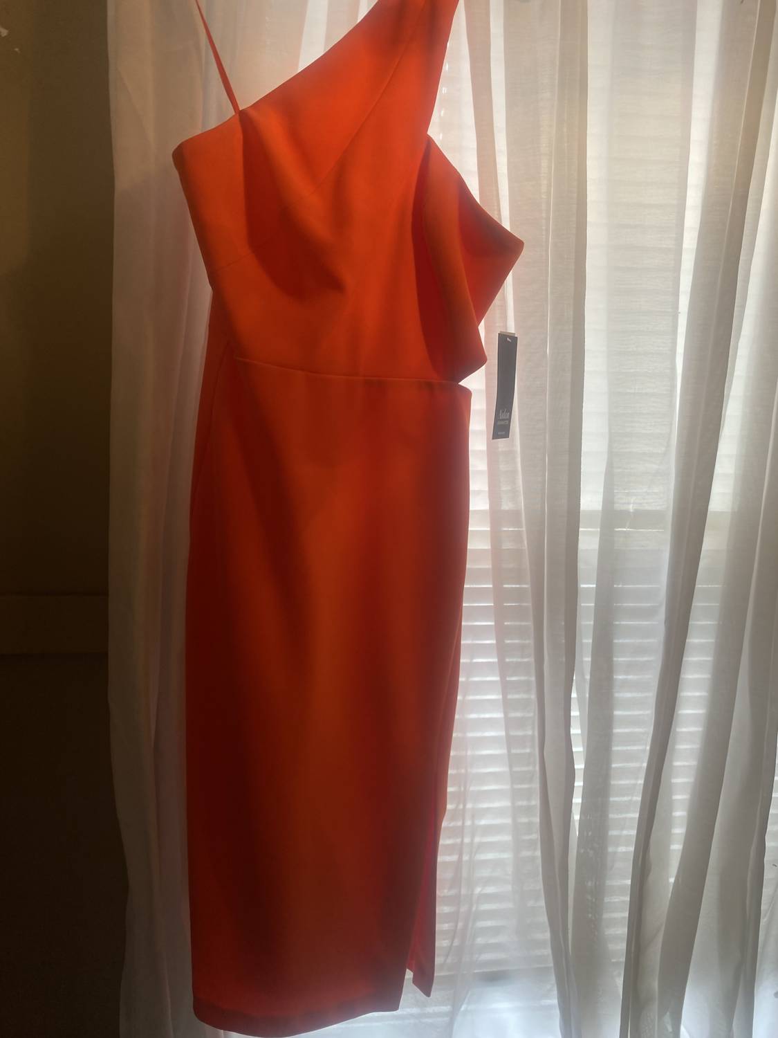 Aidan Mattox - One Shoulder Midi dress