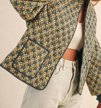 &Merci - Level Up Floral Quilted Jacket