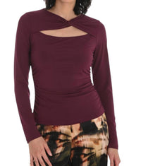 Frank Lyman - Long Sleeve Chic Ruched Pullover