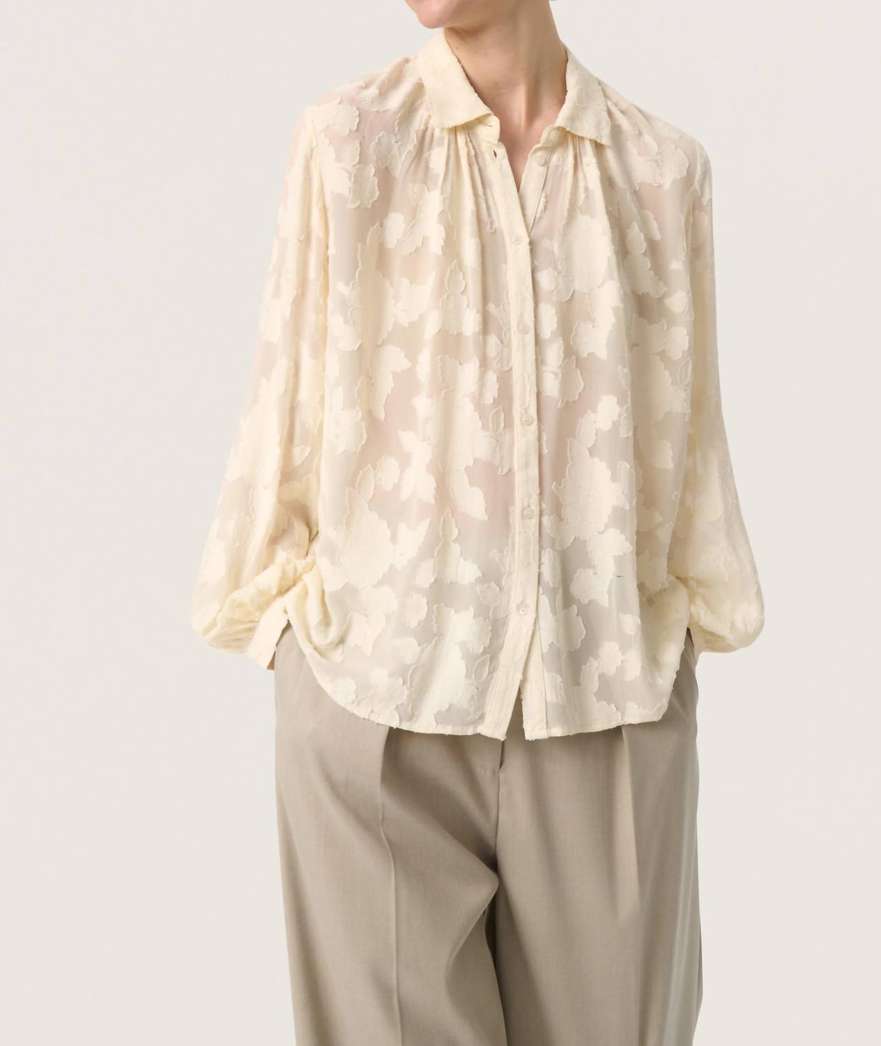 Soaked In Luxury - Felisia Loose Fit Long Sleeve Shirt