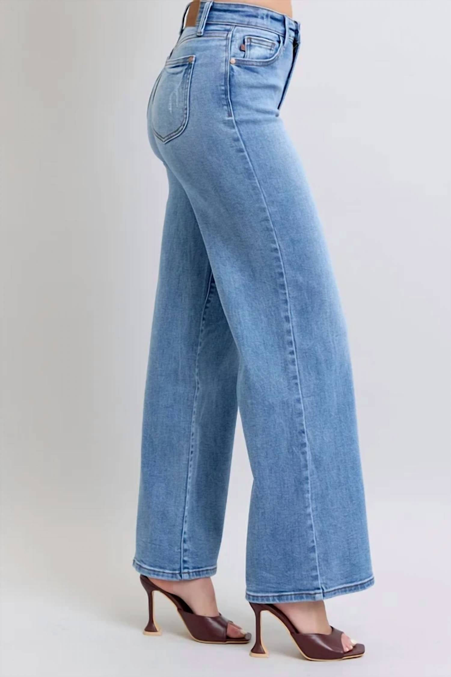 Judy Blue - Women's Janet Vintage Wide Leg Jeans