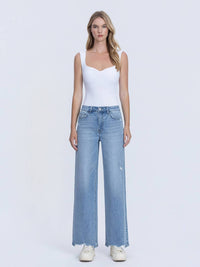 Vervet By Flying Monkey - Rosalee High Rise Wide Leg Jeans