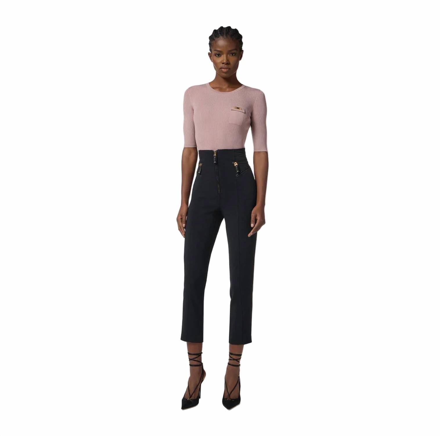 Elisabetta Franchi - Zip Detail Trouser
