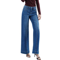 Flying Monkey - High Rise Trouser Hem Extreme Wide Leg Jeans