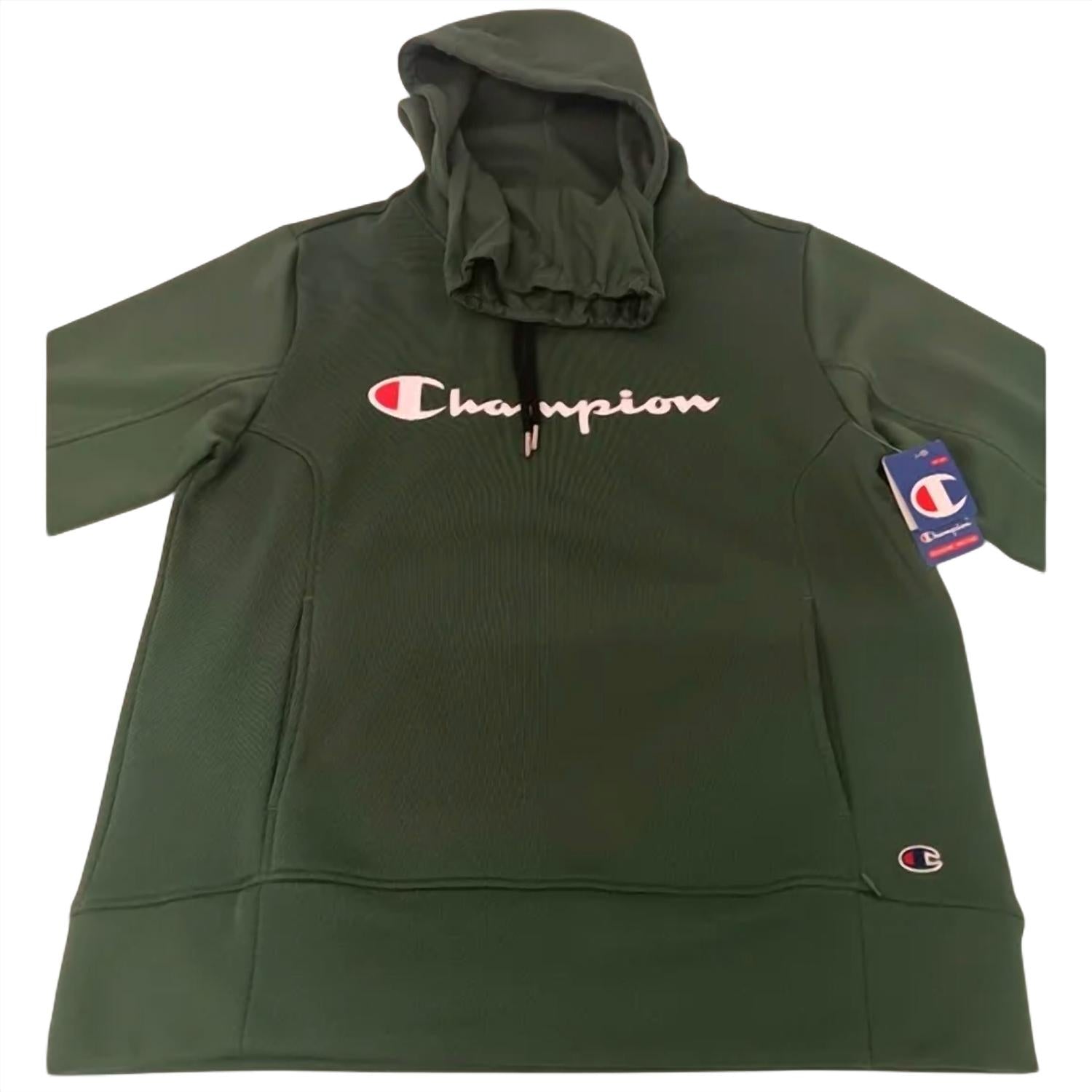 Champion - Men's Super Fleece Hoodie With Face Mask