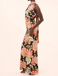 Misa Los Angeles Luka Sleeveless Top in fiery flora - women's blouse - view 4