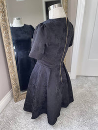 She + Sky - Gold Zipper Dress