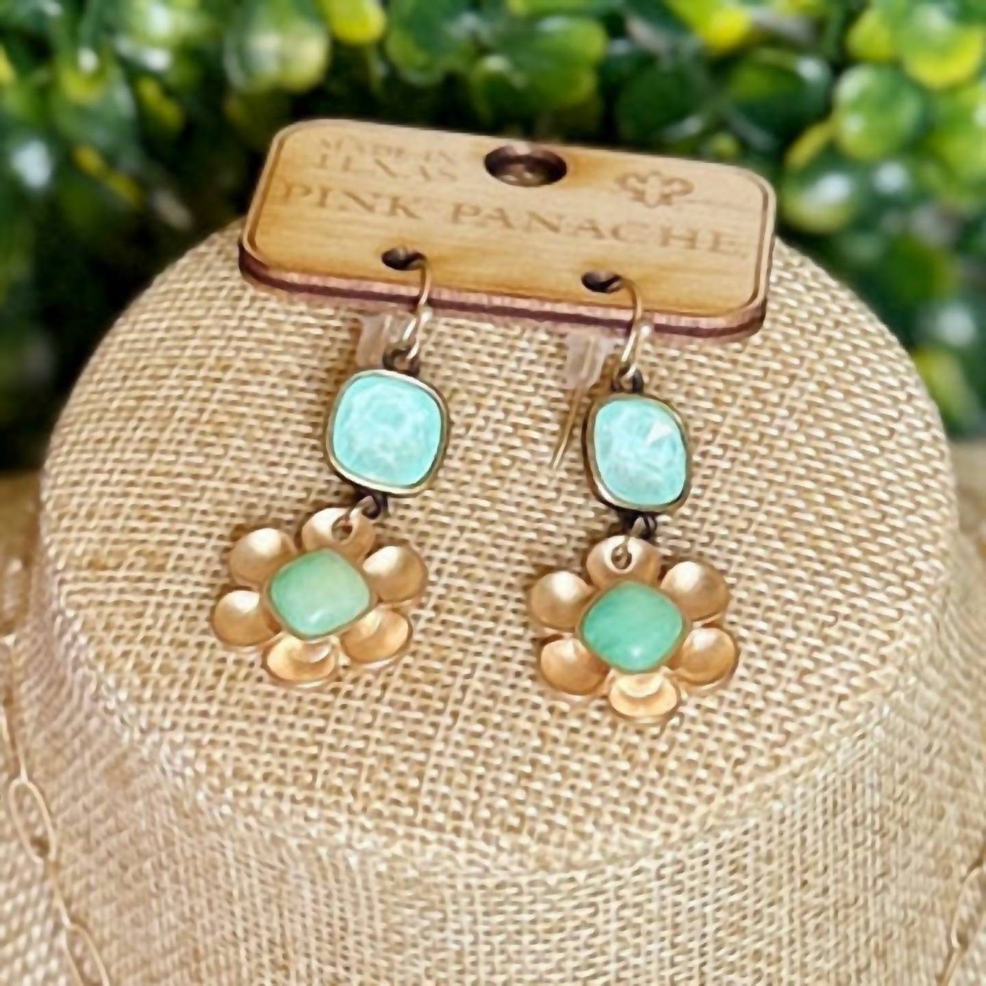 Pink Panache - Women's Flower Earrings