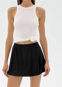 SPLITS59 Venus High Waisted Skort in black - women's shorts - view 4