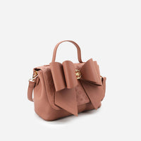 Like Dreams - Women's Crossi Bow Embossed Small Crossbody Bag