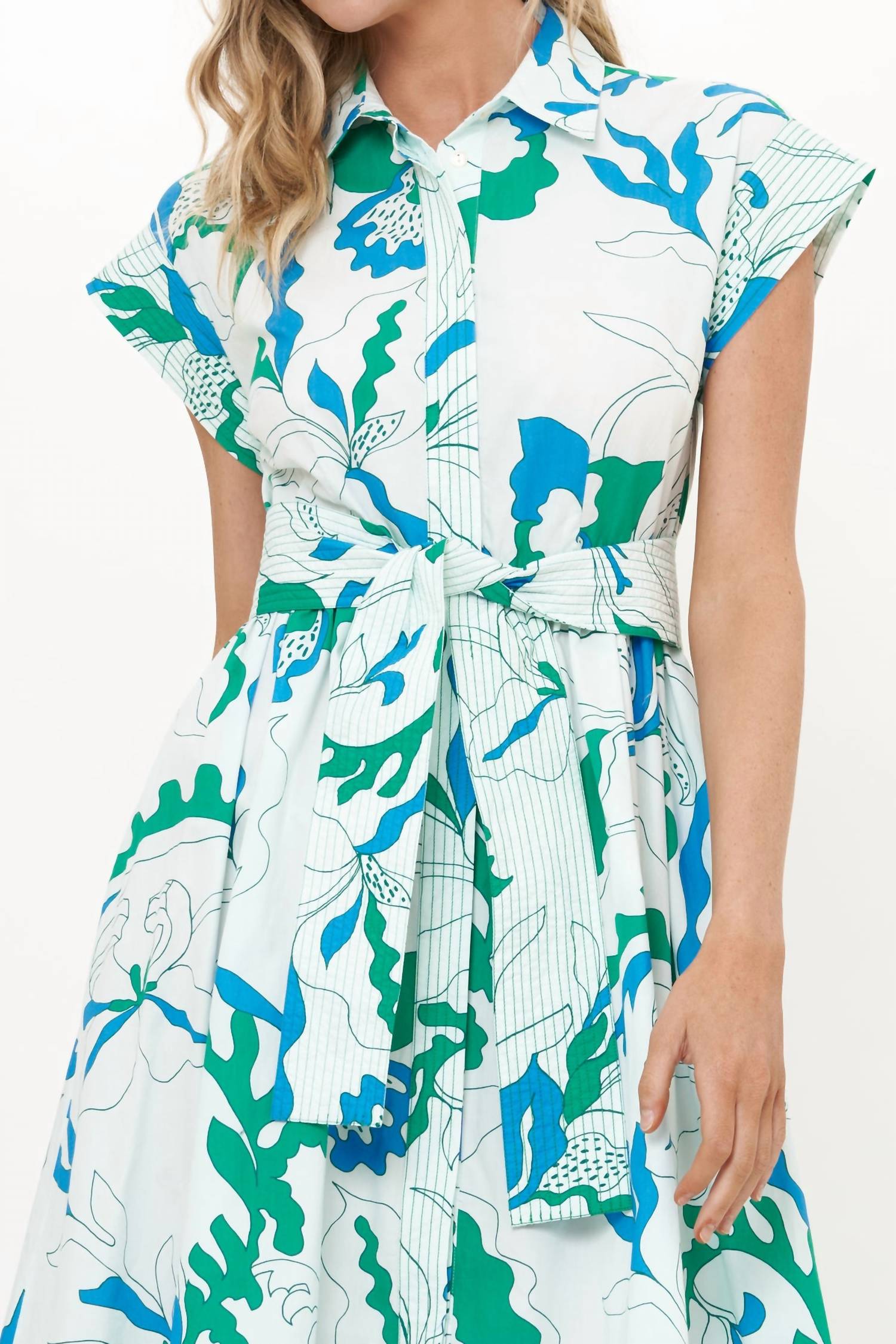 Oliphant - Belted Shirt Dress
