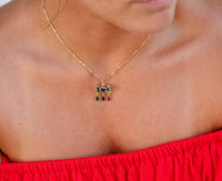 Adriana Pappas - Women's Bejeweled Necklace