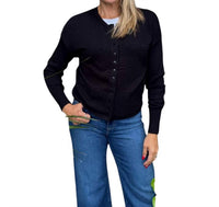 Nic + Zoe - Snap It Pure Cardigan