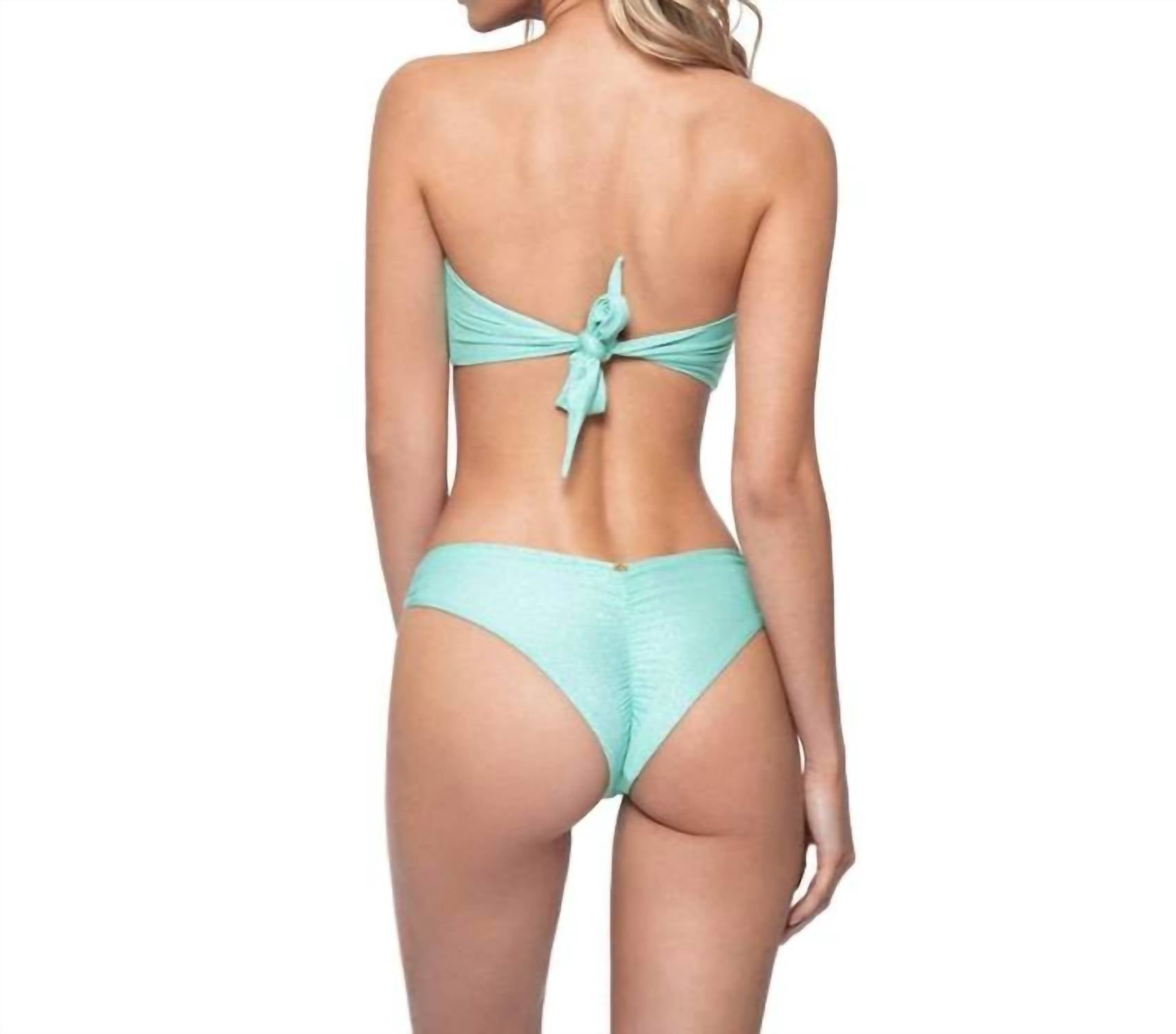 Pq Swim - Basic Ruched Teeny Bikini Bottom