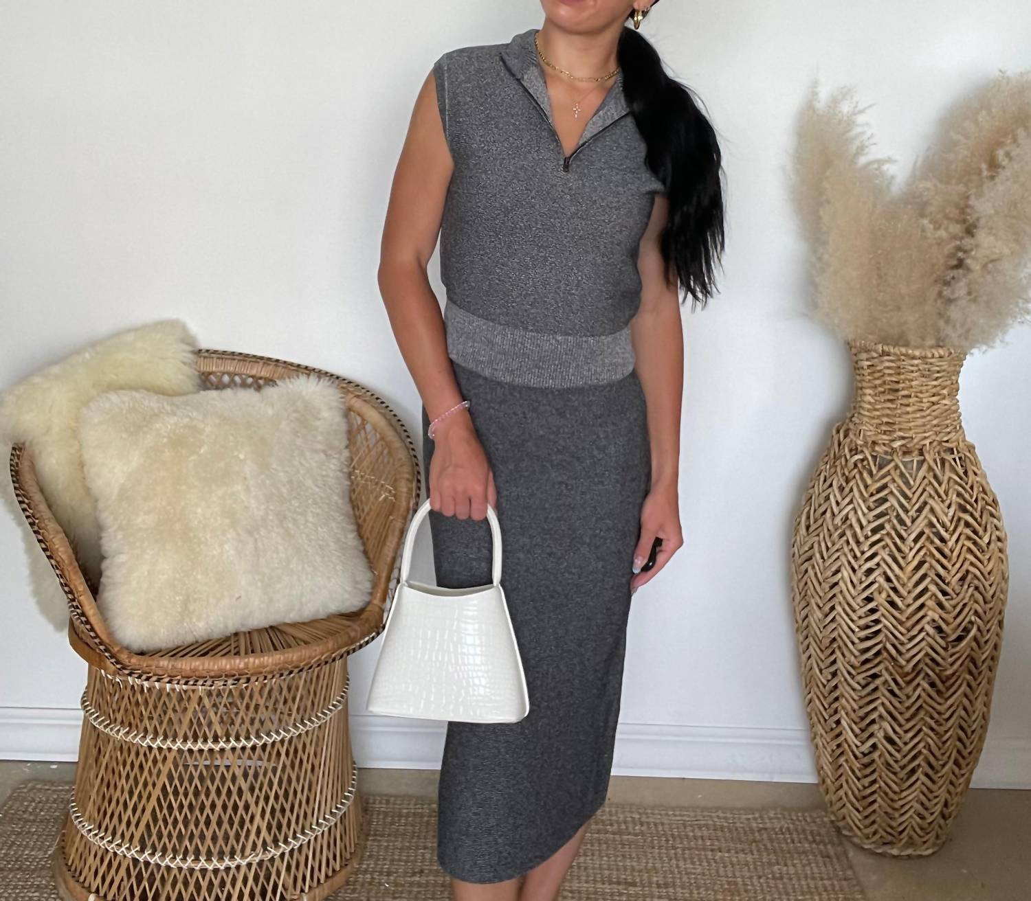 Current Air - Marietta Knit Midi Skirt
