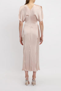 Victoria Beckham - Gathered Waist Midi Dress