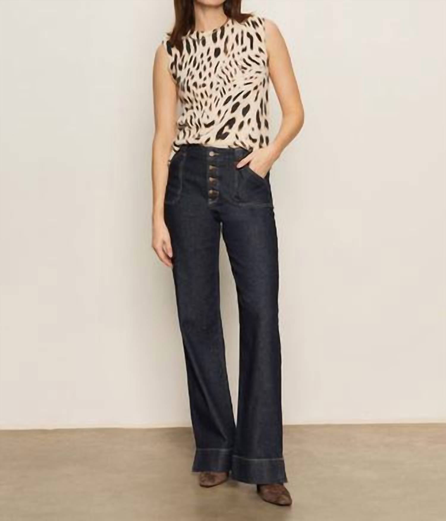 Sanctuary - Fuzzy Leopard Shell Top