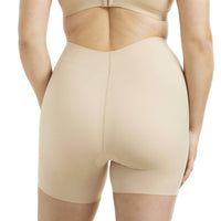 TC Fine Intimates Sleek Essentials Waistline Bike Short in warm beige - women's shorts - alternate view