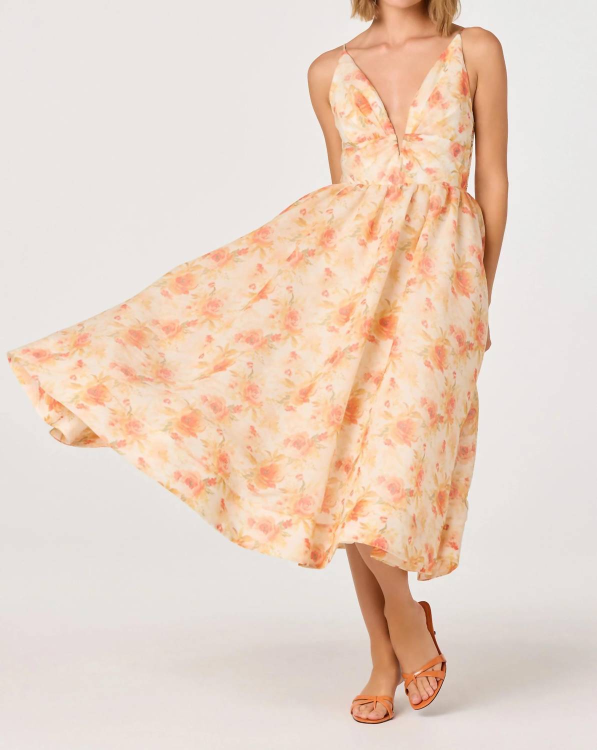 Astr - Janna Midi Dress