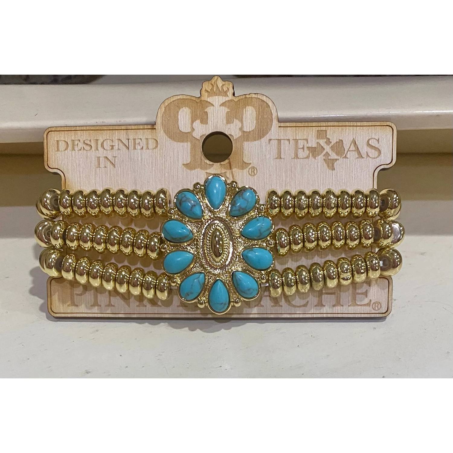 Pink Panache - Women's Concho Stretch Bracelet