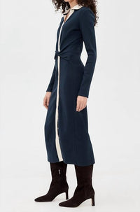 TANYA TAYLOR Ellicot Dress in maritime blue - women's dress - alternate view