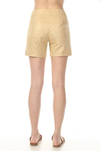 Charlie B - Foiled Linen Stretch Shorts