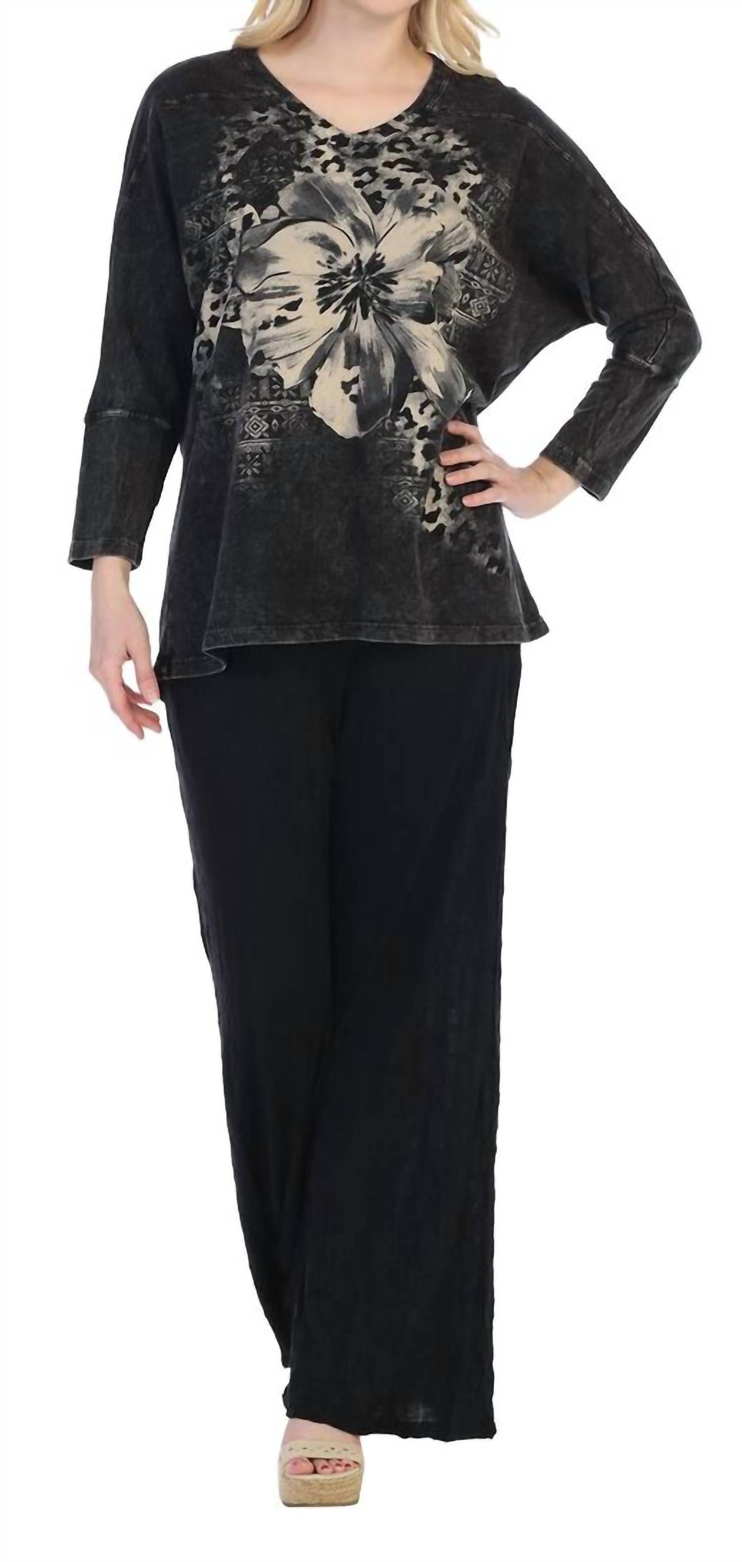 Jess & Jane - Jasmine Cotton Dolman Sleeve Top