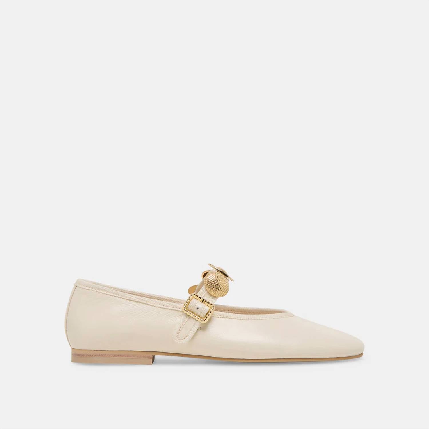 Dolce Vita - Women's Relan Leather Flat Shoes