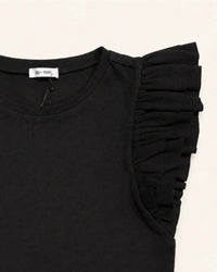 Day + Moon - Women's Ribbed Flutter Tee