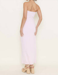 Fore Collection - Chic Resort Beach Seashell Strapless Maxi Dress