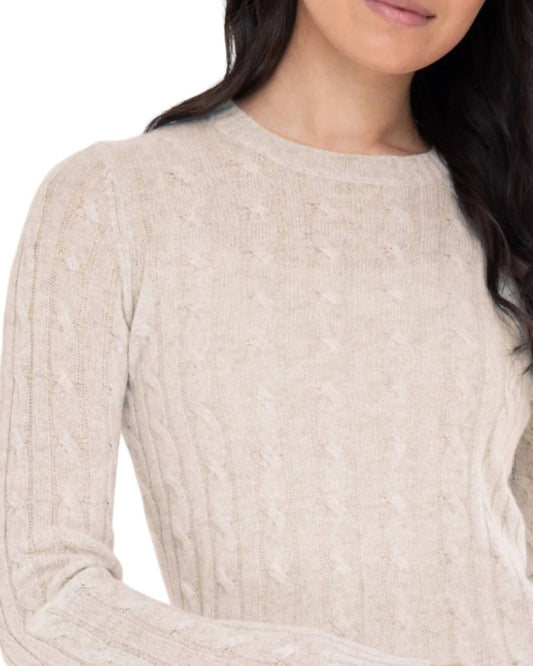 Alashan Cashmere - Breezy Cable Pullover Sweater