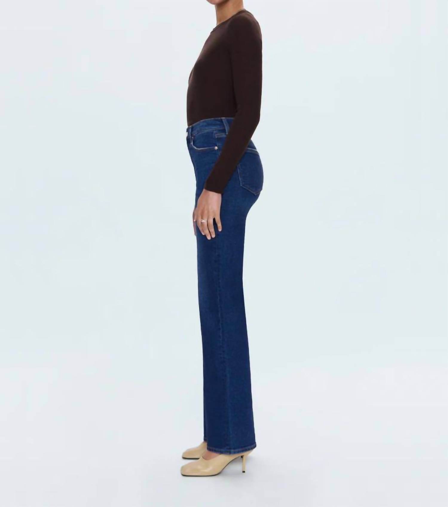 PISTOLA Evie High Rise Slim Boot Jean in penthouse 1 - women's jeans - alternate view