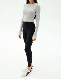 Splits59 - Louise Rib Long Sleeve Crop Tee
