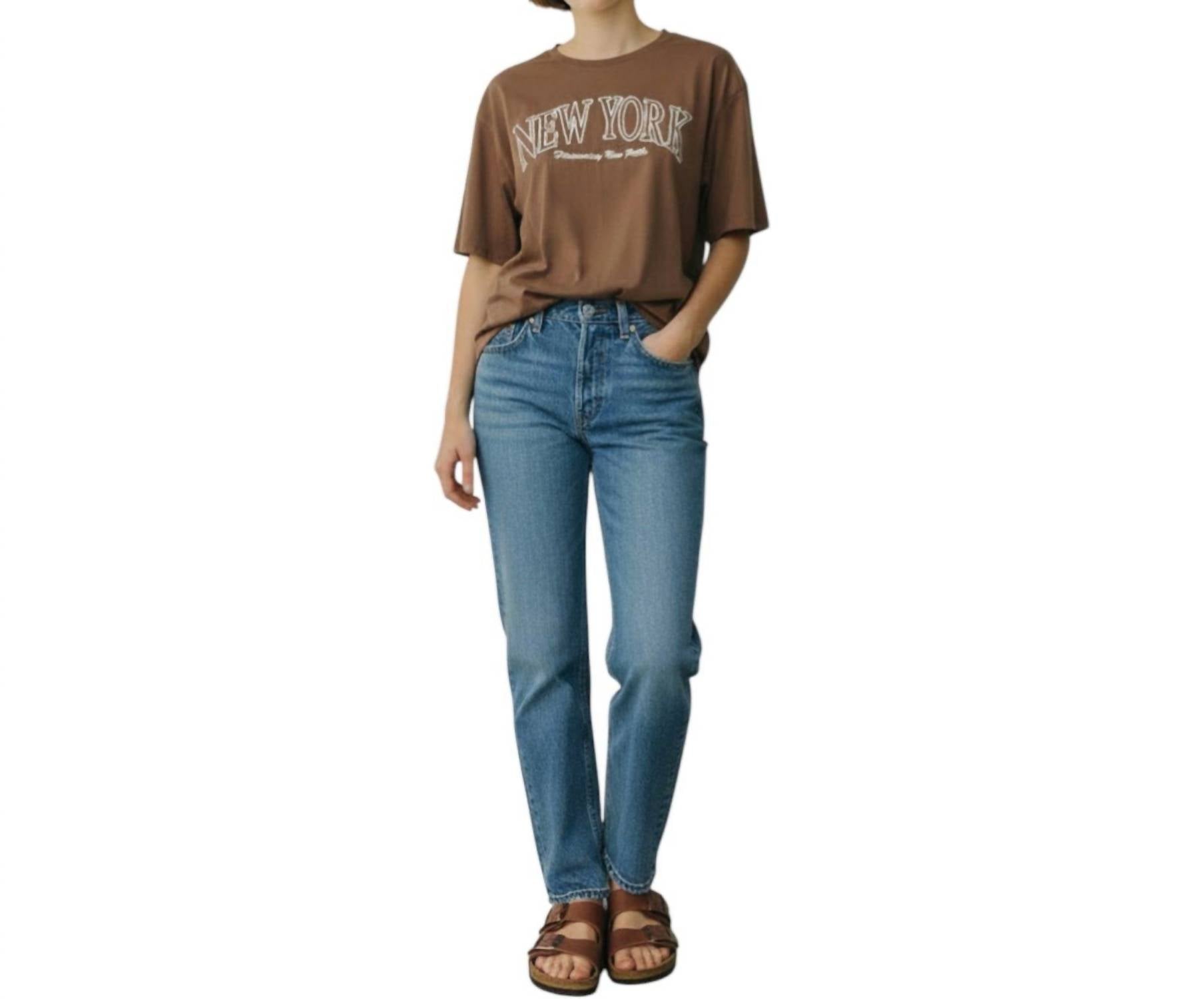 Ambar - New York City Logo Relaxed Fit T-shirt