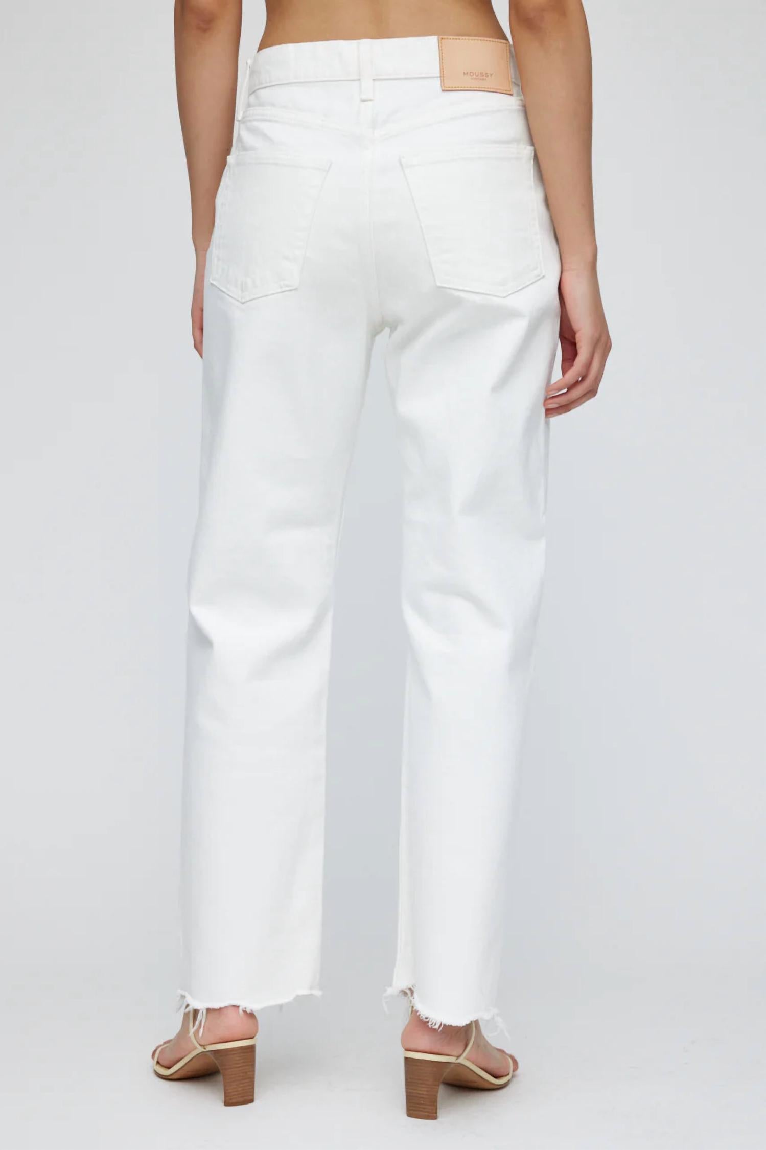 Moussy - Aurora Wide Straight Crop Jean