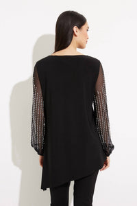 Joseph Ribkoff - Relaxed Fit Puff-sleeve Top