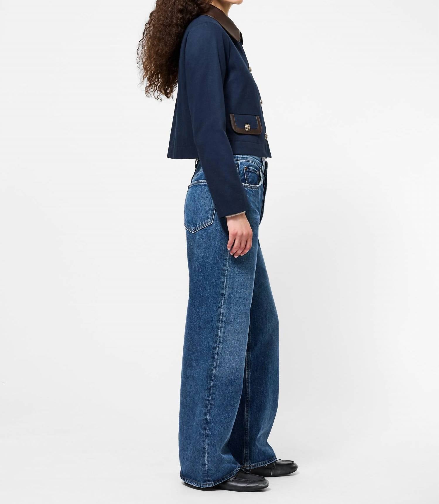 French Connection - Contrast Trim Two Pocket Jacket