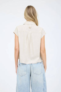 Blu Pepper - Driftwood Button-up Top