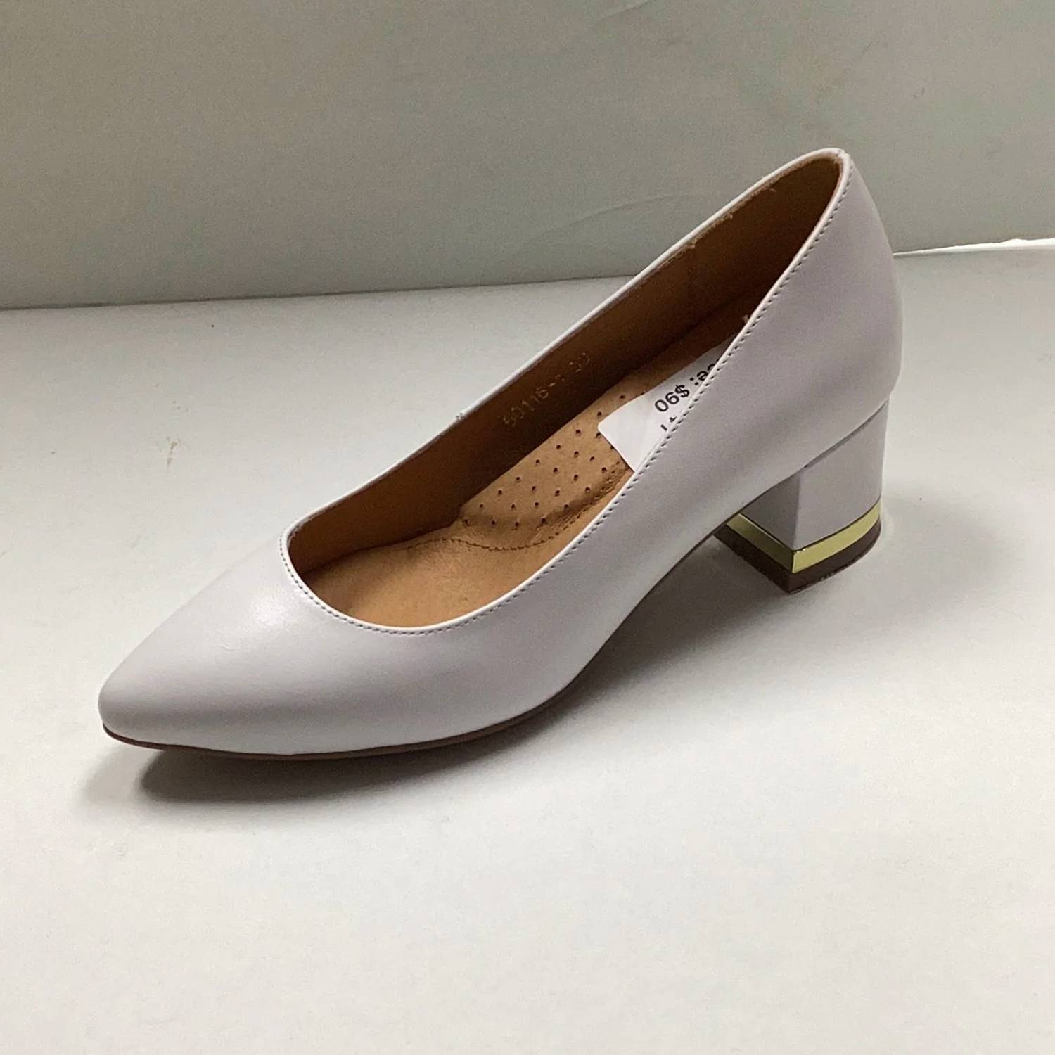 1936 - Women's Mia Plain Shoe Single Band Heel