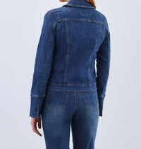 Fdj - Denim Zip Front Jacket