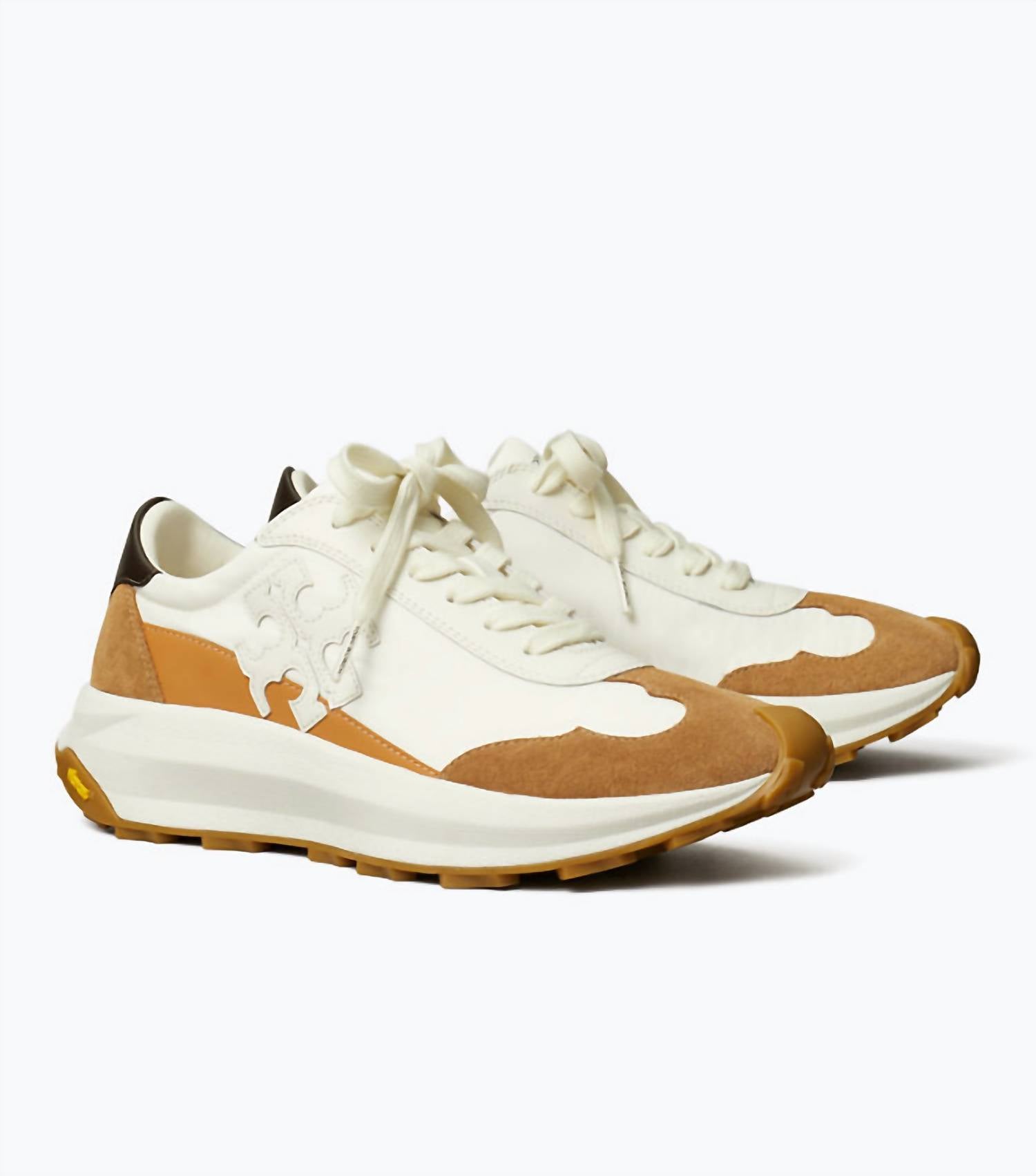 TORY BURCH Women's Trainer Shoe in blanc cafe mocha - women's sneaker