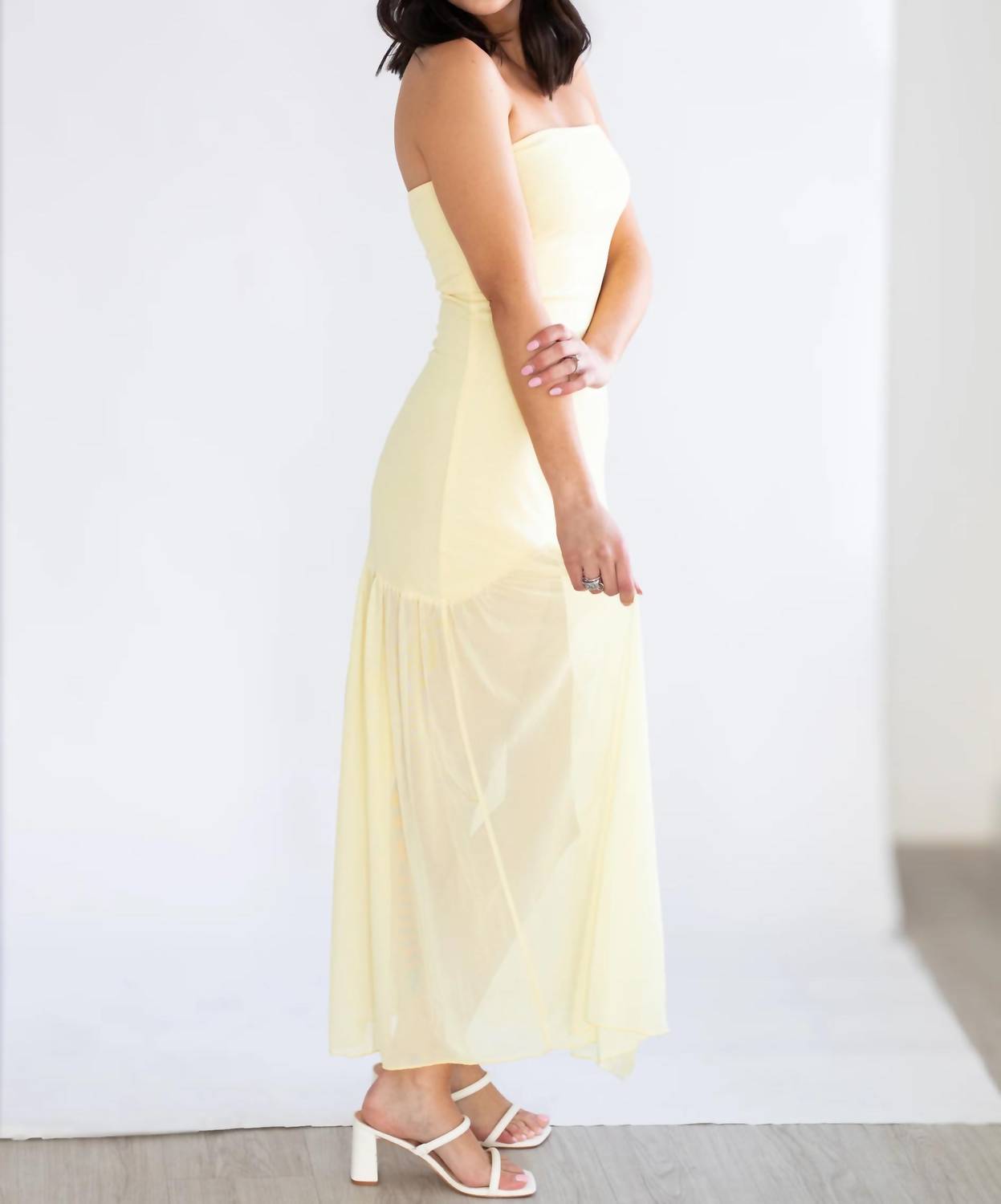 One And Only Collective - Sunlit Sheer Maxi Dress