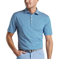PETER MILLAR Joyner Perf Polo in blue - men's shirt