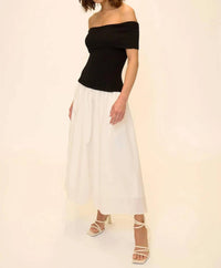 Central Park West - Darcy Mixed Media Dress