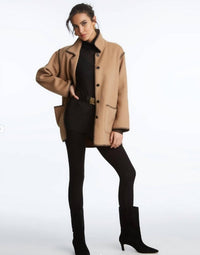 Elliott Lauren - Knit Whip Stitching Detail Jacket