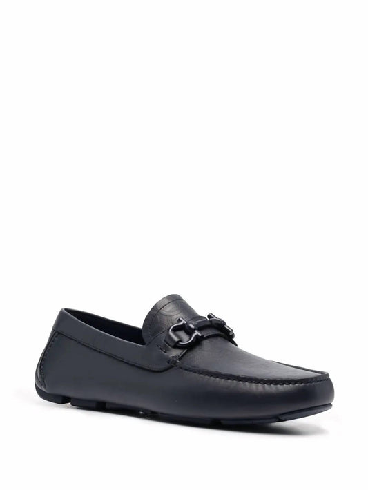 Salvatore Ferragamo - Men's Embossed-logo Leather Loafers