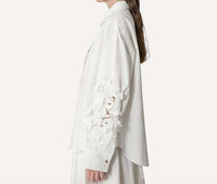 Forte Forte - "en Fleur" Embroidery Cotton Popline Shirt