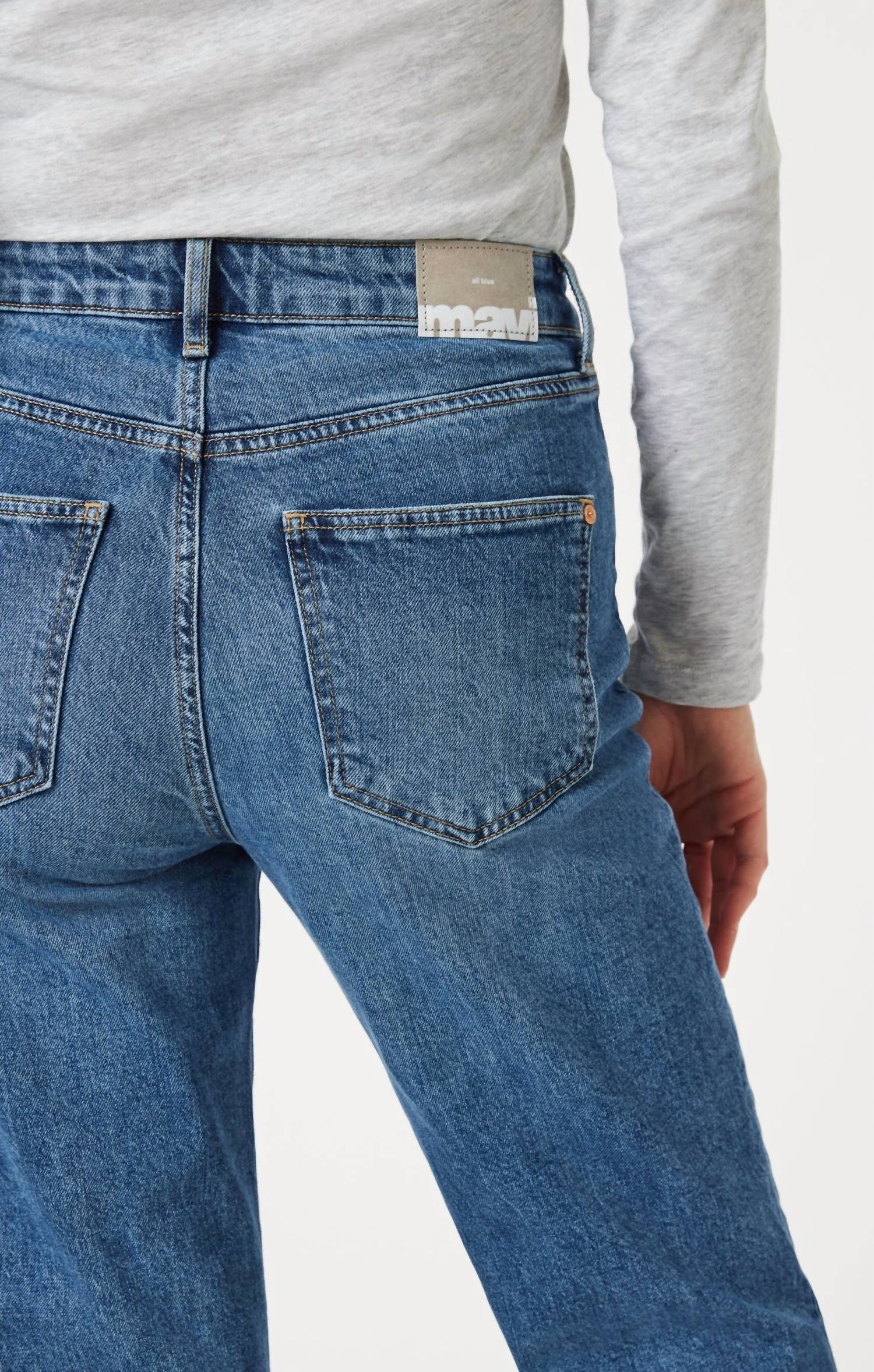 Mavi - Savannah Cuffed Straight Leg Jeans